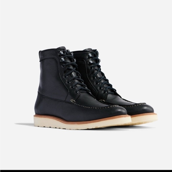 Nisolo Mateo All Weather Leather Boots Black Mens 8.5 NWT main image 7